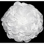 Бант для волос белый Arco Carino 12см арт.104