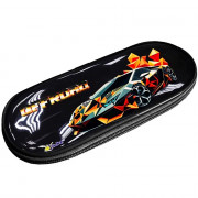 Пенал 1 отделение овальный Оникс ПМК 35-87 Авто кристалл прозрачный 210х85х50мм