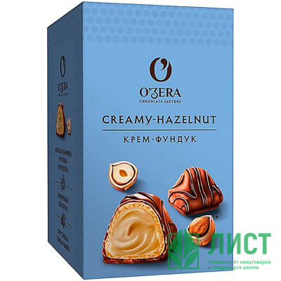 Конфеты &quot;OZera&quot; 150г молочный шоколад, крем и фундук арт.ВК417 Конфеты "OZera" 150г молочный шоколад, крем и фундук арт.ВК417