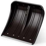 Лопата снеговая пластик 375*375 мм с черенком дерево с оцинк. наконечником арт.М8813