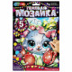 Игра Мозаика гелевая Котик в тюльпанах (MultiArt) 17x23см арт.GEL-122302