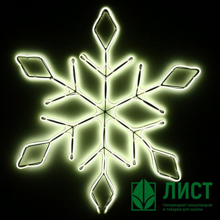 Гирлянда электрическая планшет уличная Снежинка