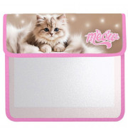 Папка школьная для тетрадей А5 на липучке 2 отделения (ОНИКС) Пушистое счастье арт ПТ-95