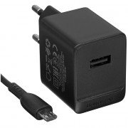 Зарядное устройство сетевое USB BOROFONE BAS11A Erudite, черный