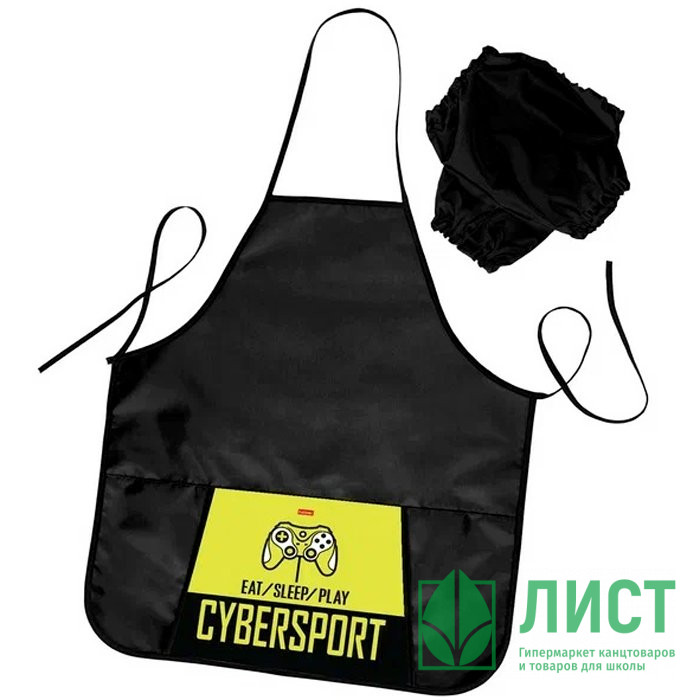 Фартук для детского творчества Hatber с карманом Киберспорт арт. NFn_27096