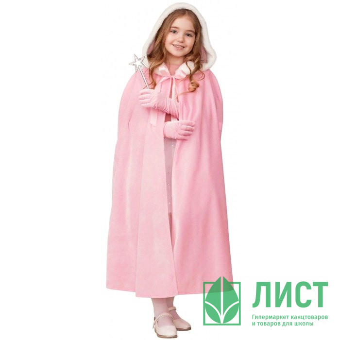 Карнавальный набор Принцессы (плащ,перчатки,волшебная палочка) р.30/116-34/134 арт.22-10