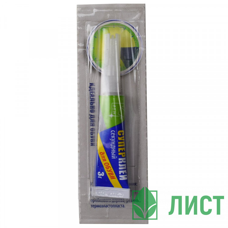 Клей "Супер" секундный 3гр А.Д.М. арт.GHS3250B (Ст.288)