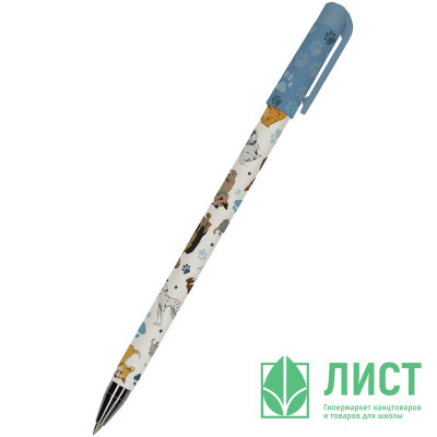 Ручка шариковая не прозрачный корпус (BrunoVisconti) HappyWrite. Собаки, синяя 0.5 мм арт.20-0215/65  (Ст.24) Ручка шариковая не прозрачный корпус (BrunoVisconti) HappyWrite. Собаки, синяя 0.5 мм арт.20-0215/65  (Ст.24)