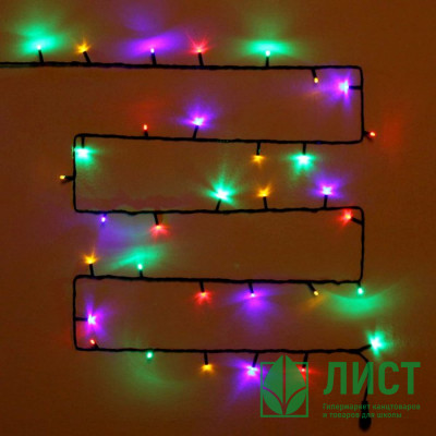 Гирлянда эл.д/улицы точечная 20м 240LED цв.мульти (т.провод) 8режимов (можно соединять) арт.183-542 Гирлянда эл.д/улицы точечная 20м 240LED цв.мульти (т.провод) 8режимов (можно соединять) арт.183-542