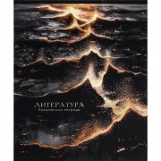 Тетрадь предметная 48 листов Prof-Press Черный и холодный (Black&Cold) Литература холодная фольга софт-тач выборочный лак арт.48-2716