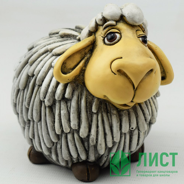 Копилка СИМВОЛ ГОДА "Овечка" 10см арт.671518