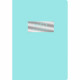 Блокнот А5 мягкая обложка скоба 48л. (Listof) Misty Turquoise soft-touch ламинация тиснение фольгой арт.ТКФ489249