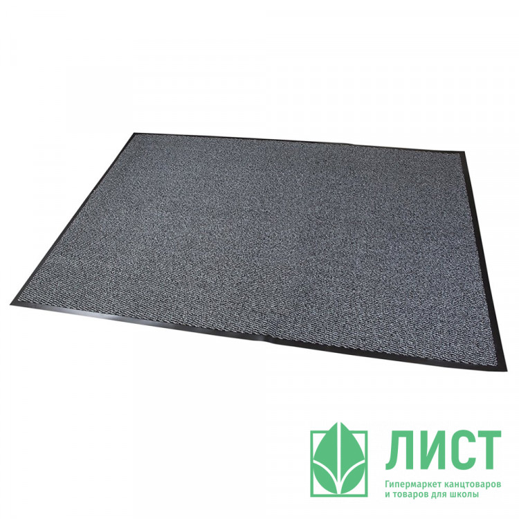 Коврик влаговпитывающий (1200х1800 мм) на резиновой основе "LEYLA RUS LK" серый