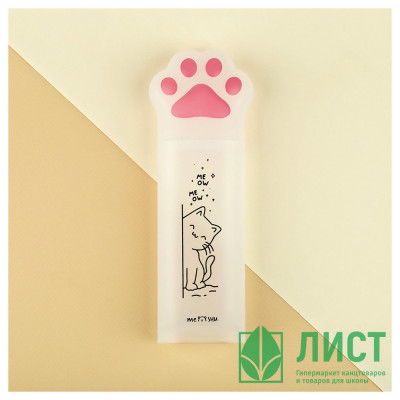 Пенал-футляр 1 отделение пластиковый (MESHU) Paw 185х65х35мм арт.MS_55444 Пенал-футляр 1 отделение пластиковый (MESHU) Paw 185х65х35мм арт.MS_55444