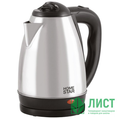 Чайник металл. 1,8л Homestar, арт. HS-1001, стальной, 1500Вт Чайник металл. 1,8л Homestar, арт. HS-1001, стальной, 1500Вт