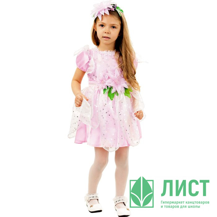 Украшение новогоднее Дюймовочка (ободок,платье) р.30(116) ткань арт.2019 к-18-30