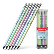 Карандаш ч/г ErichKrause с ласт. Pastel HB круглый корпус арт.55272 (Ст.42)