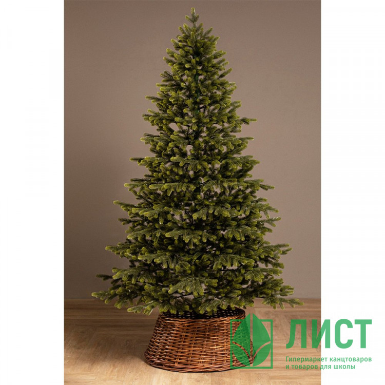 Елка 170см "Люблинская" (хвоя 100% литая, ветки отгибные, подставка пластик) арт.ЕЛБЛ 17