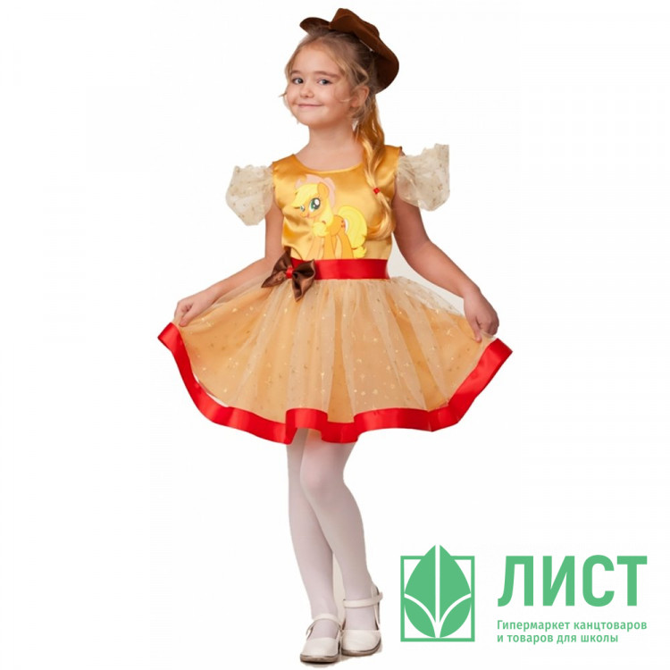 Костюм Д (КУКЛА) Эпплджек (платье,шляпа) р.26/104-34/134 арт.1900