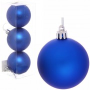 Набор шаров 06см 03шт/наб. "Матовый" цв.синий арт.183-871