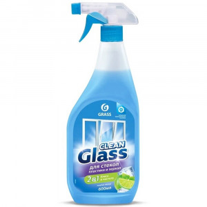 Чистящее средство для стекол 600мл Clean Glass Grass с курком Голубая лагуна арт.125247