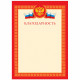 Бланк Благодарность А4  мелованный картон 190 г/м² арт.Б4_61447 (Ст.100)