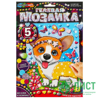 Игра Мозаика гелевая Корги (MultiArt) арт.GEL-CORG Игра Мозаика гелевая Корги (MultiArt) арт.GEL-CORG