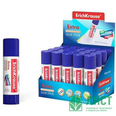 Клей-карандаш 15г ErichKrause Extra арт.4443 (Ст.20/480) Клей-карандаш 15г ErichKrause Extra арт.4443 (Ст.20/480)