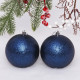 Набор шаров 10см 02шт/наб. "Глиттер" цв.сапфир арт.201-1433