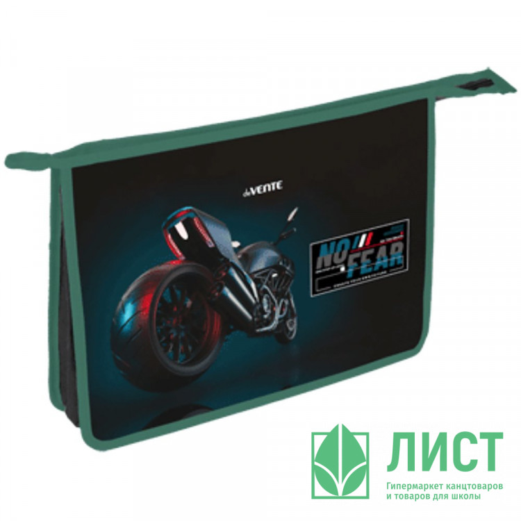 Папка школьная для труда А4 на молнии 1 отделение deVENTE Без страха (No Fear) арт. 8054318