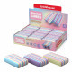 Ластик (ErichKrause) Цветные линии Pastel Lines 44,3*25*10мм цветной  арт.56039 (Ст.36)