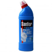 Чистящее средство для сантехники Sanfor 750г WC gel, морской бриз арт.1549 (Ст.15)