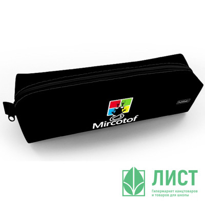 Пенал-косметичка 1 отделение (Hatber) Mircotof мягкий 210х45х45мм арт.NPk_62177 Пенал-косметичка 1 отделение (Hatber) Mircotof мягкий 210х45х45мм арт.NPk_62177