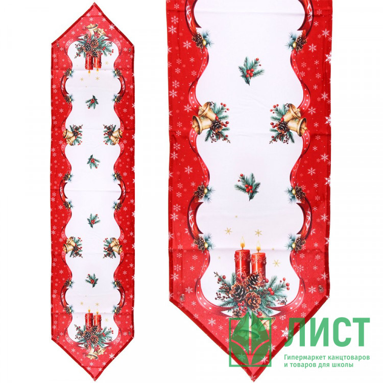 Дорожка на стол 40*174см "Рождество" арт.196-1206