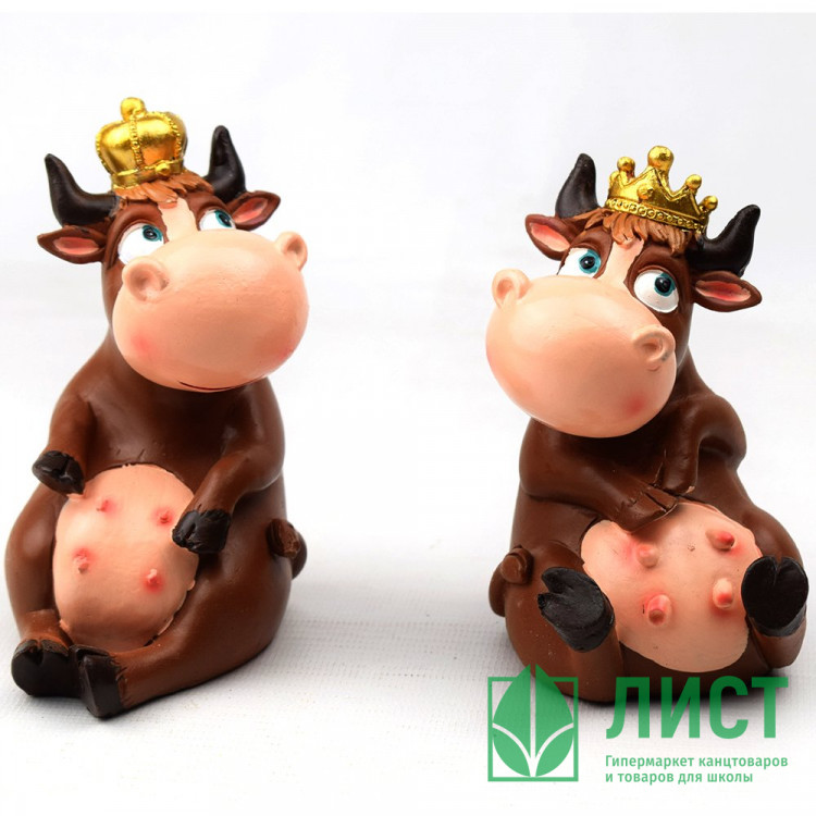 Копилка СГ "Коровка" 13см в ассортименте арт.753929