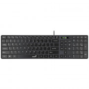 Клавиатура провод Genius SlimStar126, USB, черный