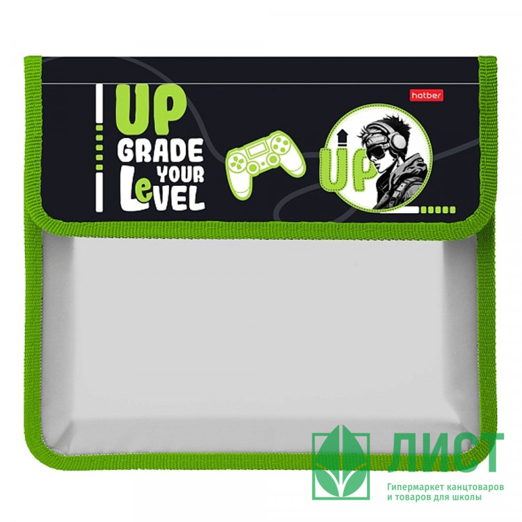 Папка школьная для тетрадей А5 на липучке 1 отделение (Hatber) Let's go play арт.AMp_05062