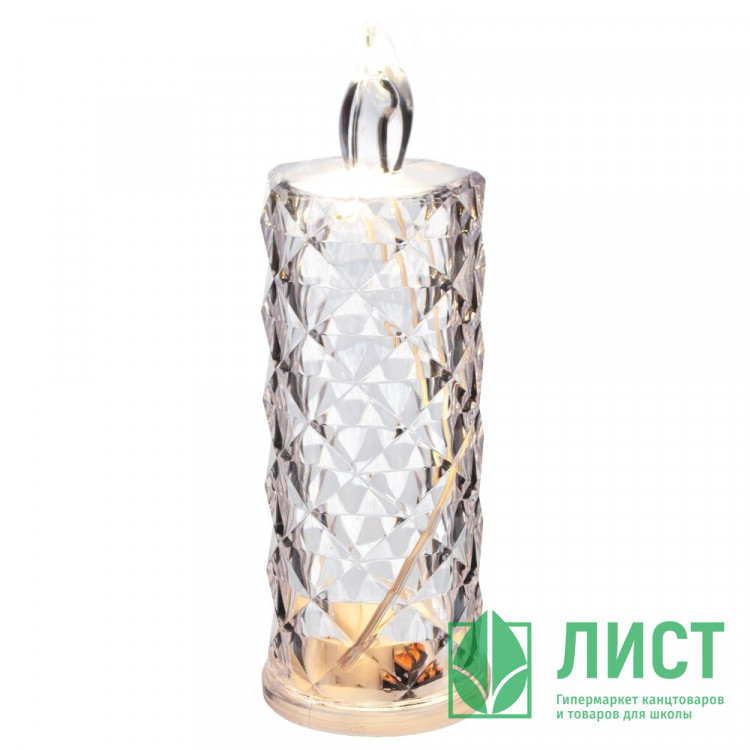 Свеча LED на батарейках (3*LR54) 15,5*5см арт.804999 (Ст.12)