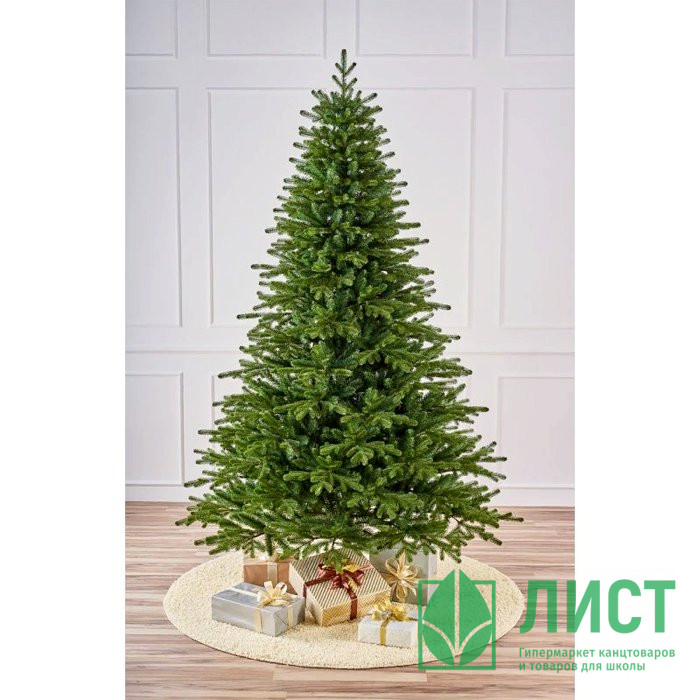 Елка 180см "Севастопольская" (хвоя литая+ПВХ, ветки отгибные, подставка металл.) арт.ЕСВС 18