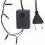 Гирлянда эл.д/дома 09м 180LED "MINI" цв.мульти 8реж (зеленый провод) IP-20 арт.196-156 - 