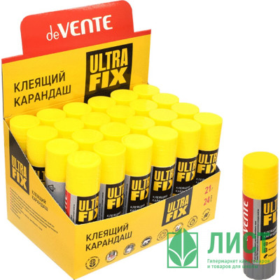 Клей-карандаш 21г deVENTE Ultra Fix, PVA-P основа арт.4042924 (Ст.24) Клей-карандаш 21г deVENTE Ultra Fix, PVA-P основа арт.4042924 (Ст.24)