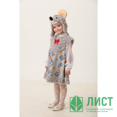 Костюм для девочки Мышка Малютка (маска,сарафан) р.26/104-28/110 арт.5312 Костюм для девочки Мышка Малютка (маска,сарафан) р.26/104-28/110 арт.5312