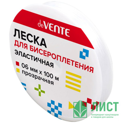 Леска для бисероплетения (deVENTE) Elastic Line 0,6ммх100м эластичная прозрачная арт.8001397 Леска для бисероплетения (deVENTE) Elastic Line 0,6ммх100м эластичная прозрачная арт.8001397