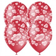 Шар воздушный 25шт/наб. Сердца арт.6040932