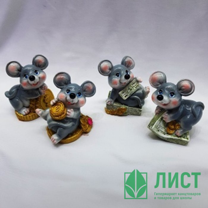 Фигурка СГ "Счастливый мышонок" 5,5см асс арт.200-472
