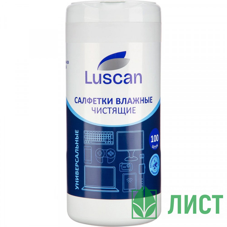 Салфетки Attache Selection Power универс, туба, а/бакт,а/стат, 100 шт