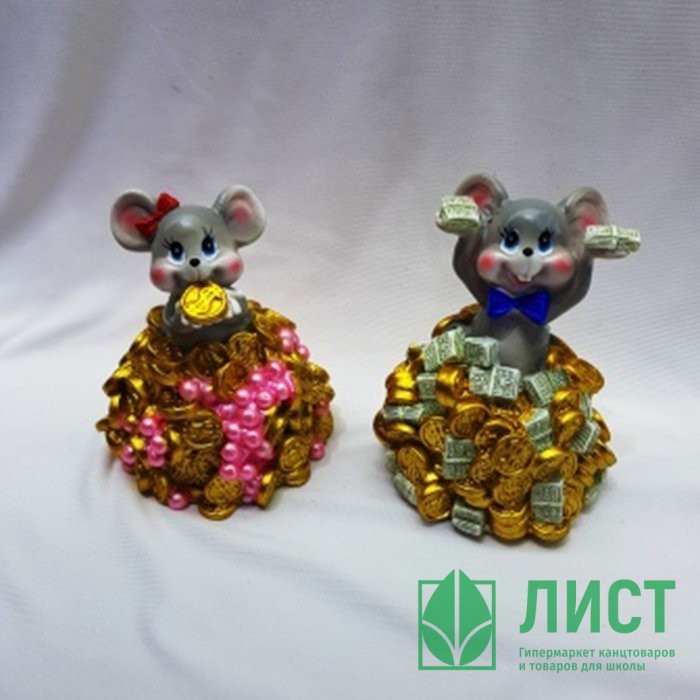 Фигурка СГ "Богатая мышка" 08см асс арт.200-473