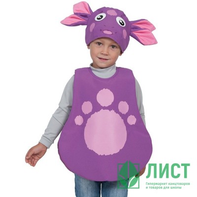 Костюм для мальчика Лунтик (накидка,шапка) р.28/110 ткань арт.87002-XS Костюм для мальчика Лунтик (накидка,шапка) р.28/110 ткань арт.87002-XS