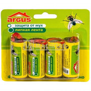 Липкая лента от мух ARGUS AR-438 Пленка 4 штуки (150)