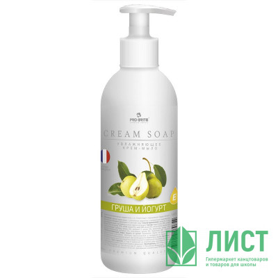 т/м жидкое 500мл дозатор Cream Soap груша и йогурт (крем) Pro-Brite арт.1600-05 (Ст.10) т/м жидкое 500мл дозатор Cream Soap груша и йогурт (крем) Pro-Brite арт.1600-05 (Ст.10)